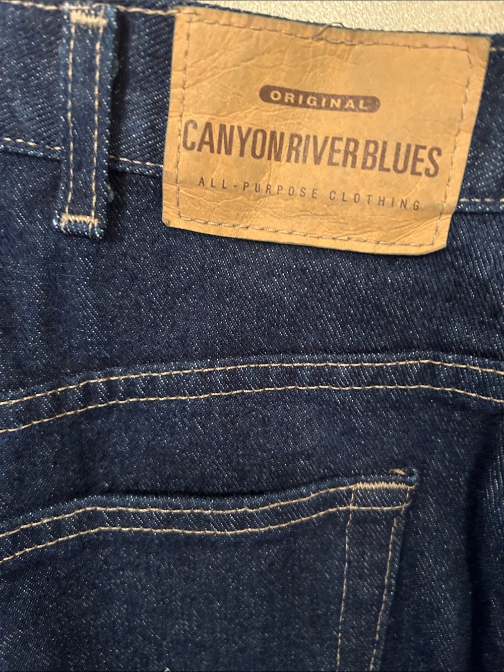 Canyon River Blues Dark Indigo Men's Denim Jeans Brand New